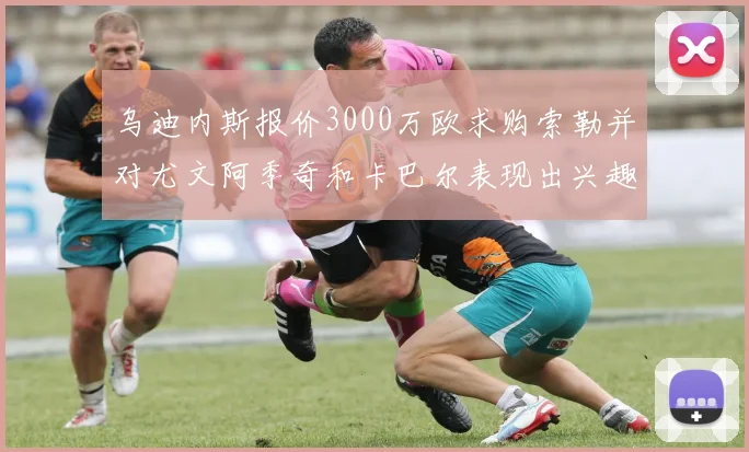 乌迪内斯报价3000万欧求购索勒并对尤文阿季奇和卡巴尔表现出兴趣